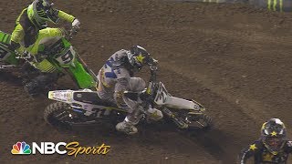 Supercross Round 3 at Anaheim  450SX EXTENDED HIGHLIGHTS  Motorsports on NBC [upl. by Assiruam]