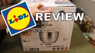 Lidl silvercrest stand mixer review cake mix and bread dough test [upl. by Suraved]