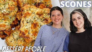 How To Make Delicious SCONES At Home  Dessert People [upl. by Armin]