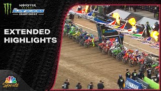 Supercross 2024 EXTENDED HIGHLIGHTS Round 16 in Denver  5424  Motorsports on NBC [upl. by Donal860]