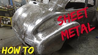 How To Sheet Metal Repair or Patch EASILY [upl. by Resaec]