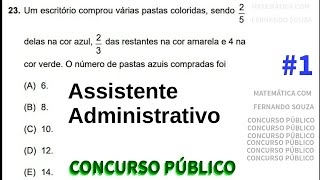 Assistente Administrativo Questões de Concurso Público [upl. by Raynata374]