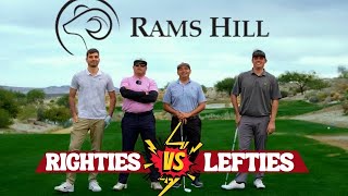 Scramble Matchplay  Rams Hill  Righties vs Lefties [upl. by Haraj]