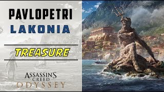 Pavlopetri Lakonia  Loot Treasure Location  ASSASSINS CREED ODYSSEY [upl. by Adnorahc]