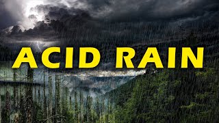 Acid Rain  Definition  Causes  Effects  Precautions [upl. by Airahcaz]