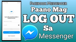 PAANO MAG LOGOUT SA MESSENGER [upl. by Ahtrim]