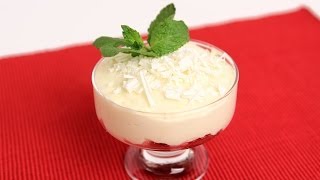 White Chocolate Mousse Recipe  Laura Vitale  Laura in the Kitchen Episode 720 [upl. by Remoh611]