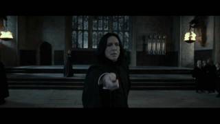 Harry Poter and the Deathly Hallows part 2  Minerva McGonagall vs Severus Snape HD [upl. by Kinelski523]