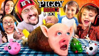 PIGGY for LUNCH FGTeeV Fam SEWERS Escape ROBLOX Book 2 Ch 5 GameplaySkit [upl. by Cormac]