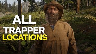 Red Dead 2 All Trapper Locations [upl. by Bertilla]