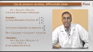 1 2 Outils mathématiques pour la thermodynamique [upl. by Galen17]