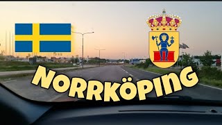 Kör bil i Norrköping  Driving in Norrkoping Sweden 2021 [upl. by Tine]