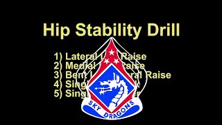 PRT Hip Stability Drill HSD Demonstration  XVIII Airborne Corps and Fort Bragg NCO Academy [upl. by Erasmus]