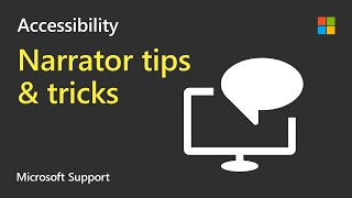 How to use the Narrator screen reader in Windows 10  Microsoft [upl. by Jankell]