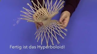 How to build a flexible hyperboloid –– MathLapse [upl. by Toogood77]