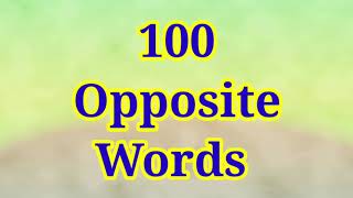 Opposite Words for ESL Learners  200 Important Opposite Words [upl. by Clayborne]