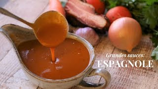 Espagnole Sauce History Origin and How To Make It Step By Step [upl. by Redle]