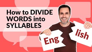 How to divide words into syllables [upl. by Elly]