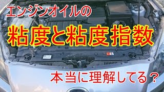 エンジンオイルの粘度と粘度指数とは何？目安と選び方について解説 [upl. by Noland649]