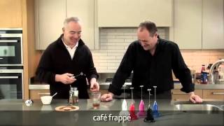 How to make a frappé coffee using an aerolatte milk frother [upl. by Holzman16]