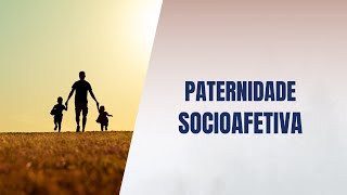 Paternidade socioafetiva [upl. by Zailer208]