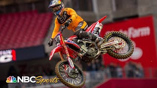 Supercross Round 2 at Glendale  EXTENDED HIGHLIGHTS  11219  NBC Sports [upl. by Jenei1]