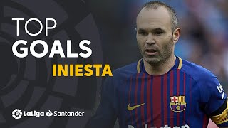 TOP 10 GOALS LaLiga Andrés Iniesta [upl. by Ocram]