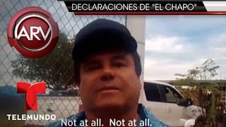 Entrevista de el Chapo Guzmán con Sean Penn Parte 1  Al Rojo Vivo  Telemundo [upl. by Hakilam]