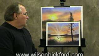 Oil Painting Lesson  Wilson Bickford  Sun Rays [upl. by Ailaza]