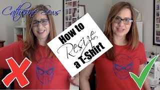 How to Resize a TShirt [upl. by Odrawde]