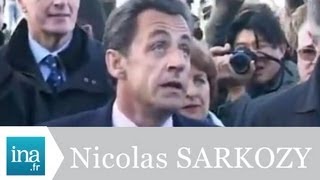 Nicolas Sarkozy rencontre mouvementée avec les pêcheurs  Archive vidéo INA [upl. by Atirehgram398]