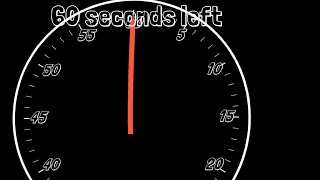 1 Minute Countdown Timer With Voice Sound Effects [upl. by Ramirolg457]