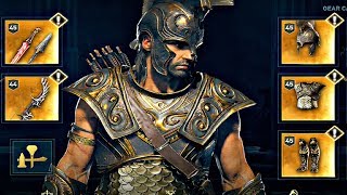 Assassins Creed Odyssey  How To Get Achilles Armor Set LEGENDARY Location amp Gameplay [upl. by Ynaffat447]