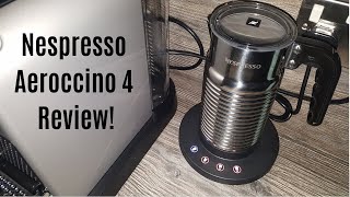 Nespresso Aeroccino 4 Milk Frother Review  Worth upgrading from the Aeroccino 3 [upl. by Llehsram]