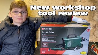 Parkside Plasma Cutter  Unboxing test and review [upl. by Olshausen825]