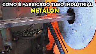 Como é Fabricado Tubo Industrial o Metalon [upl. by Kotz]