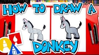 How To Draw A Donkey  Nativity [upl. by Ordnas]