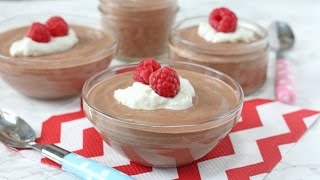 Greek Yogurt Chocolate Mousse  Healthy Dessert Recipe [upl. by Enael185]