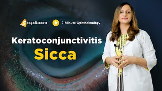 Keratoconjunctivitis Sicca  2Minute Ophthalmology  Medical Video  VLearning [upl. by Nylirej]