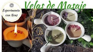 Velas de Soja para Masaje DIY [upl. by Sremlahc]