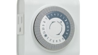 How to use GE 24 Hour Plug In Heavy Duty Indoor Mechanical Pin Timer [upl. by Ardnasal]