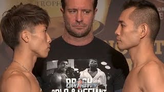 NAOYA INOUE VS NONITO DONAIRE  FULL WEIGH IN AND FACE OFF VIDEO [upl. by Malliw]