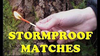 How to make stormproof matches [upl. by Yadnus]