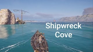 Assassins Creed Odyssey  Shipwreck Cove  Loot treasure  machaon the feared clue location [upl. by Leroy103]