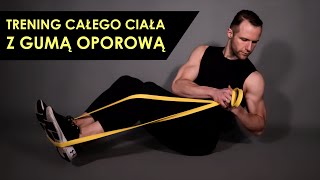 Trening Całego Ciała z Gumą Oporową  Power Band [upl. by Ahsem]