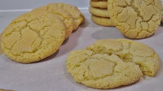 Easy Classic Sugar Cookies  No Mixer Needed [upl. by Nolyat213]