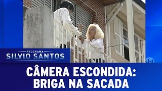 Câmera Escondida 250916  Briga na Sacada [upl. by Nova]