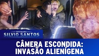 Câmera Escondida 040916  Invasão Alienígena Extraterrestrial Prank [upl. by Careaga]