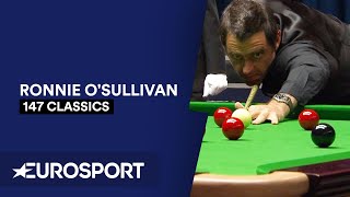 147 Classics Ronnie OSullivan  Snooker  Eurosport [upl. by Alexina]