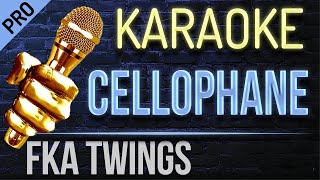 Cellophane Karaoke lyrics  FKA twigs [upl. by Eiramanna]